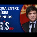 Milei nega desculpa ao governo brasileiro e critica Lula: “Ego inflado”