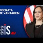 Pesquisa Reuters: Kamala lidera com 44% e Trump 42%; comentaristas analisam