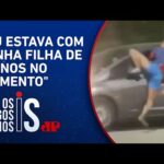 Motorista que acelerou carro com ladrão na janela diz que fez para proteger a família