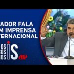 Nicolás Maduro para jornalistas: “Evitamos um banho de sangue”