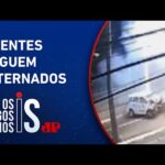 Viatura da PM bate e explode durante perseguição em SP