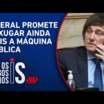 Governo Milei demitiu 36 mil funcionários públicos em 2024 na Argentina